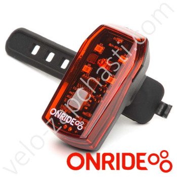 Задній велосипедний ліхтар ONRIDE SENS із датчиком руху
