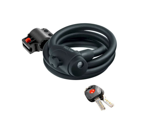Велозамок KLS COIL ТРОСОВИЙ 10х1200 мм