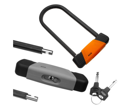 Велозамок KLS BLOCK СКОБА U-LOCK 26см!