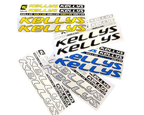 Наклейки Kellys на раму велосипеда
