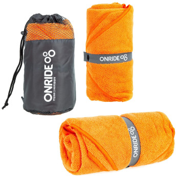 Рушник мікрофібра ONRIDE Dry orange 120 х 60 см