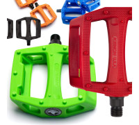 Педали BMX KENCH KH-PD-03 розовый, салатовый