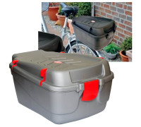 Бокс на багажник велосипеда Bike Box 42x31x22 cm сірий