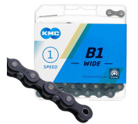 Ланцюг KMC B1 Wide Black 1/2 X 1/8 112 ланок із замком