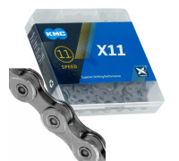 Ланцюг KMC X11 Grey 11 швидкостей 114 ланок + замок (X11)
