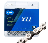 Ланцюг KMC X11 silver-black 11 швидкостей 114 ланок + замок (X11)