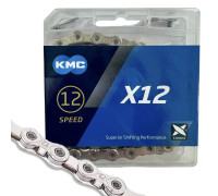 Ланцюг KMC X12 Silver 1/2 X 11/128 126 ланок + замок 