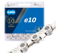 Ланцюг KMC e10 Silver 122 ланок + замок