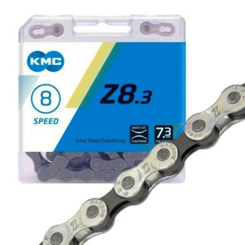 Ланцюг для велосипеда KMC Z8.3 Silver/Gray 1/2 X 3/32 114 зв