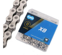 Ланцюг для велосипеда KMC X8 Silver/Gray, 8 spd., 116 зв.