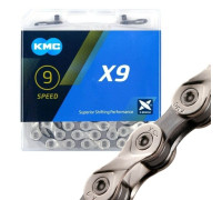 Ланцюг для велосипеда KMC X9 Silver 114 ланок 9 spd.