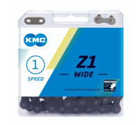 Ланцюг для велосипеда KMC Z1 Wide Single-speed 112 ланок коричневий + замок