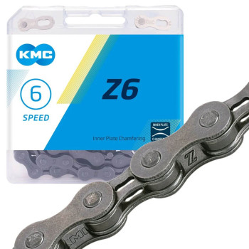 Цепь для велосипеда KMC Z6, 6 spd. 114 зв.