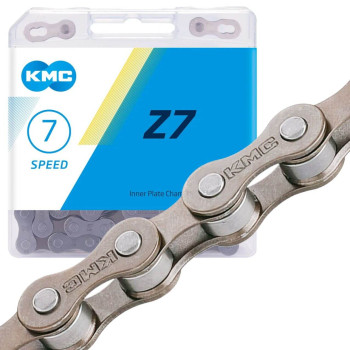 Цепь для велосипеда KMC Z7 Gray/Brown 7 spd. 114 зв.
