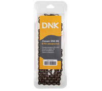 Ланцюг для велосипеда DNK M8 gray/brown 8/7/6 spd. 114 ланок
