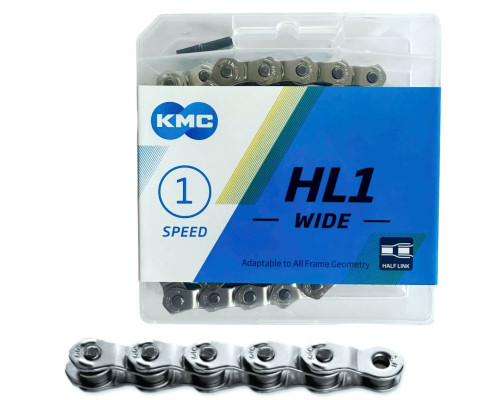 Ланцюг BMX/FIX/TRACK KMC HL1 Wide Silver 1/2 x 1/ 