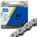 Ланцюг для велосипеда KMC K1 Wide Silver/Silver (BMX/Single/Freestyle)