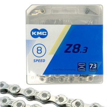 Ланцюг для велосипеда KMC Z8.3 Silver/Silver 1/2 X 3/32 116 зв