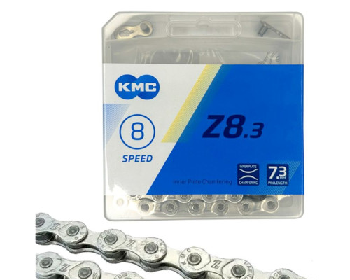 Ланцюг для велосипеда KMC Z8.3 Silver/Silver 1/2 X 3/32 116 зв