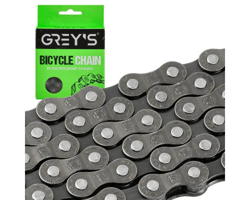 Ланцюг для велосипеда Grey's S52 YBN 1/2"х3/32" 7/8 швидкостей Brown/Brown