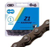 Ланцюг KMC Z1 Narrow Single-Speed ​​112 ланок + замо