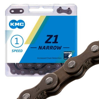 Ланцюг KMC Z1 Narrow Single-Speed ​​112 ланок + замо