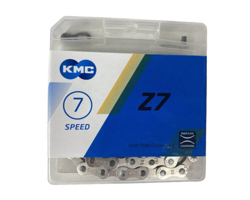 Ланцюг для велосипеда KMC Z7 Silver/Silver 7 spd. 116 ланок