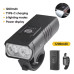 Велофара 2-променева F0-60-2T6 Waterproof Type-C (пластик)