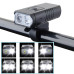 Велофара 2-променева F0-60-2T6 Waterproof Type-C (пластик)