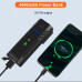Велофара з сигналом FY-336/2000-4T6 (4400mAh) кнопка виносна Waterproof ЗУ mircoUSB