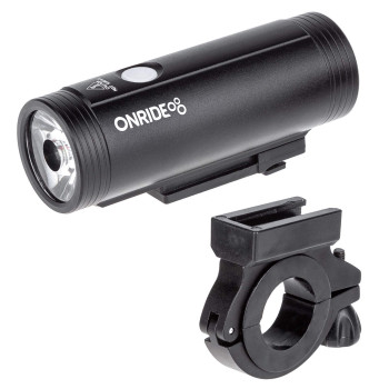 Велосипедна фара ONRIDE Cylindr (1000 lm, 5000 mAh, Type-C)