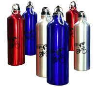 Фляга велосипедна алюмінієва 750 ml (з карабіном)