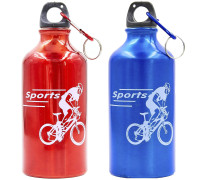 Фляга велосипедна алюмінієва 400 ml