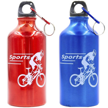 Фляга велосипедна алюмінієва 400 ml