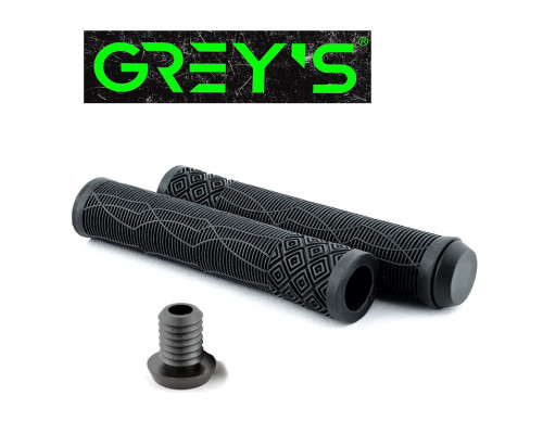 Грипси Grey's 165 мм силікон чорні