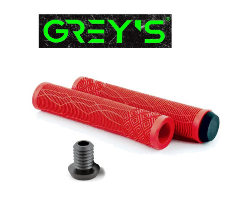 Грипси Grey's 165 мм силікон червоні