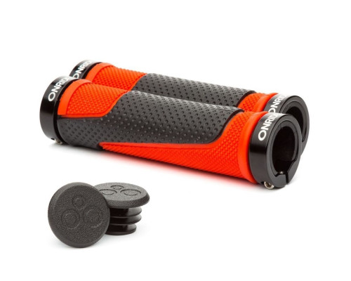 Грипси ONRIDE DualGrip із замками чорно-червоні