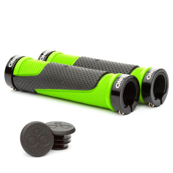 Грипси ONRIDE DualGrip із замками чорно-зелені