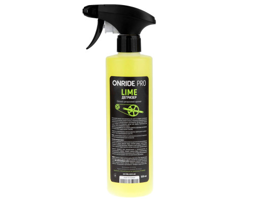 Очищувач для трансмісії Дегрізер ONRIDE PRO Lime 500 мл із тригером