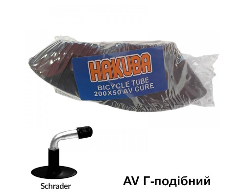 Камера 8 (200 x 50) A/V Hakuba з кривим ніпелем Cure