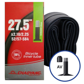 Велокамера Chaoyang 27,5" 2.10/2.25 A/V 48мм