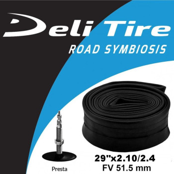 Велокамера DeliTire 29 x 2.10/2.40 FV 43 mm