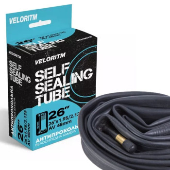 Камера антипрокольна VELORITM 26 х 1,95/2,125 A/V 48 мм з гелем