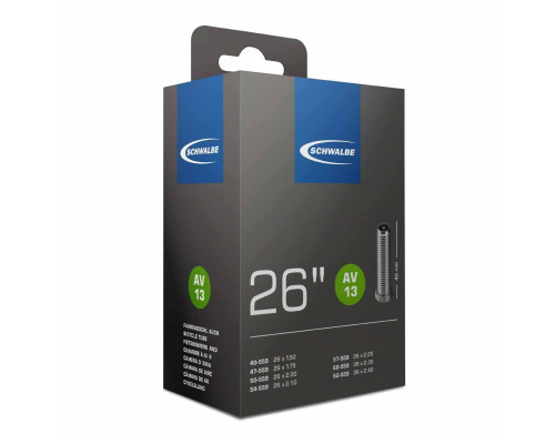 Велокамера Schwalbe AV 13 Standart 26" (40/62-559) AV 40мм AGV
