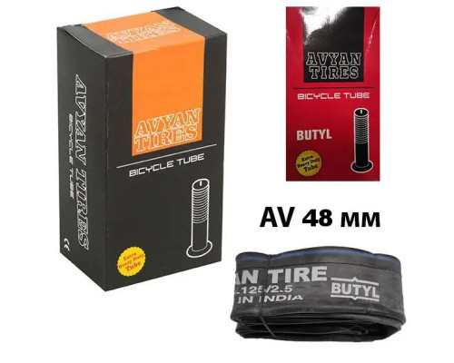 Велокамера Avyan MRH 26 x 2,125 / 2,50 AV 48 мм 