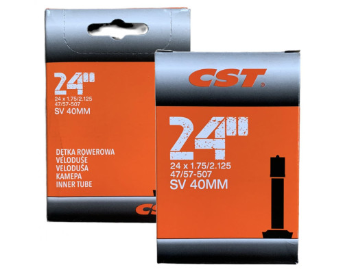 Велокамера CST 24 х 1,75/2,125 AV 48 мм
