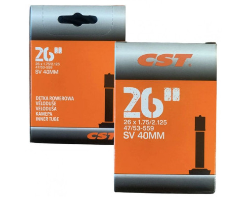 Велокамера CST 26 х 1.75/2.125 A/V 40 мм