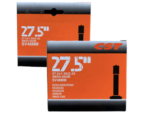 Велокамера CST 27.5 x 1.95/2.25 AV 48 mm