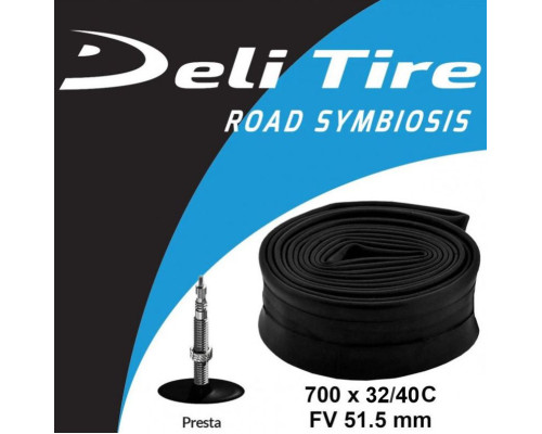 Велокамера DeliTire 700 х 32/40C F/V