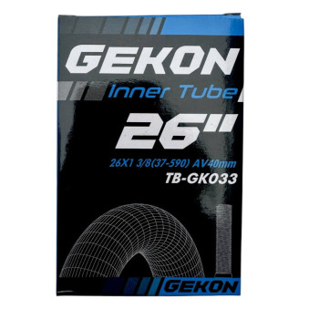 Велокамера GEKON 26 x 1 3/8 (37-590) AV 40 мм